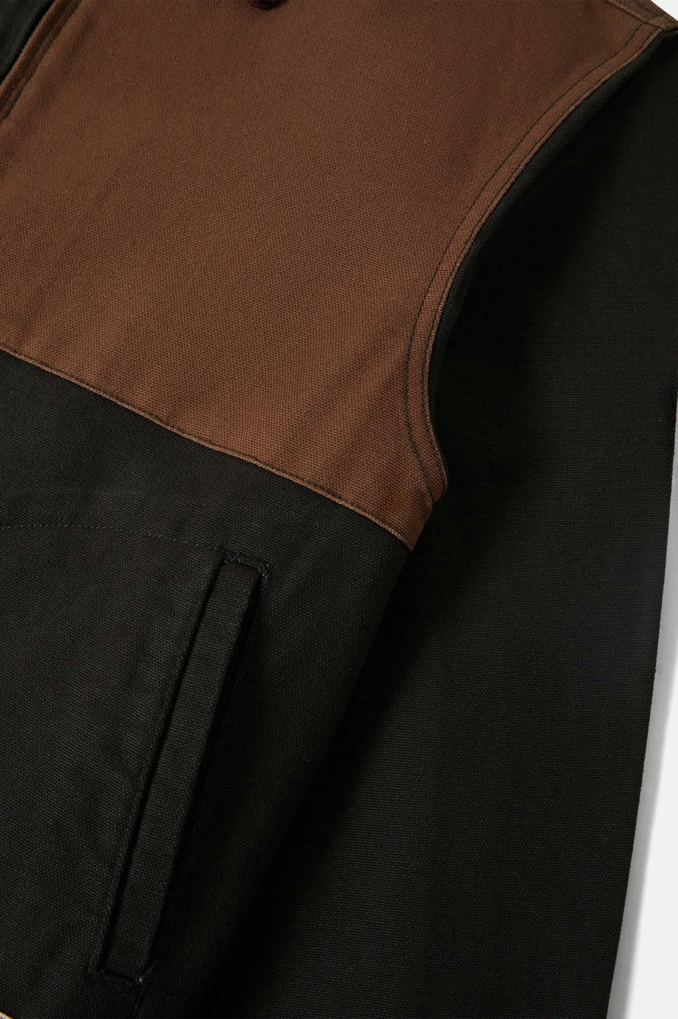 Mechanic Women's Garage Jacket - Port/Black/Pinecone Brown - Image 11